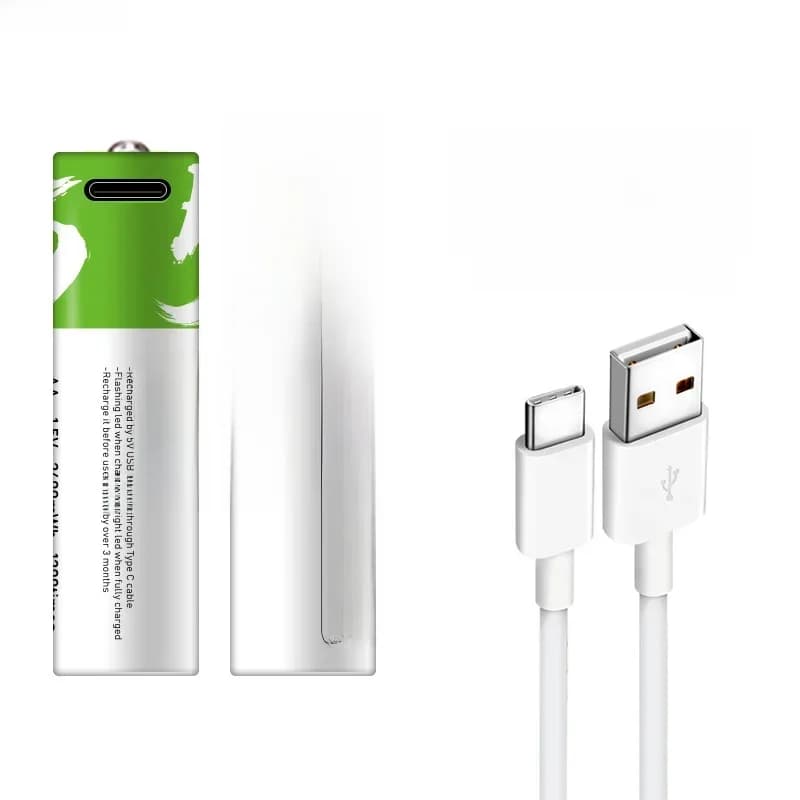 SMARTOOOLS Original USB AA piles rechargeables 1.5V 2600 MWh Li-ion batterie pour télécommande souris électrique jouet batterie