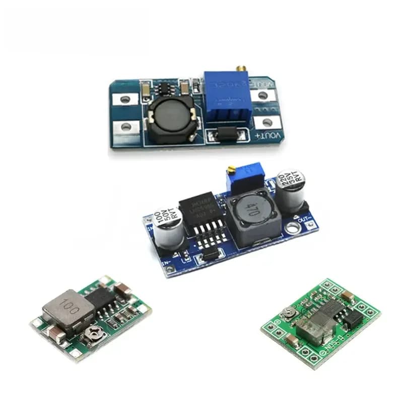 Module d'alimentation stabilisé en tension DC-DC, 1 à 10 pièces, module régulateur de tension boost et buck réglable, LM2596S-ADJ MT3608 MP1584EN