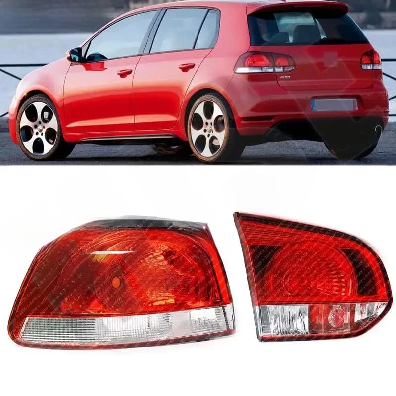 Enquêter Arrière Extérieur de Voiture, pour VW Golf Mk6 Golf 6 URA 2009 2010 2011- 2013, Remplacement des Paupières Arrière, Lampe Latérale de Conduite
