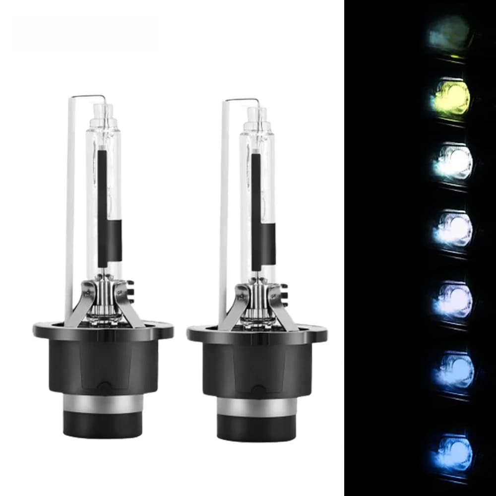 2 ampoules au xénon D2S D2R D4S D4R HID, Kit d'ampoules de phares de voiture, lampe automatique 4300K 5000K 6000K 8000K 10000K 12000K 12V 35W