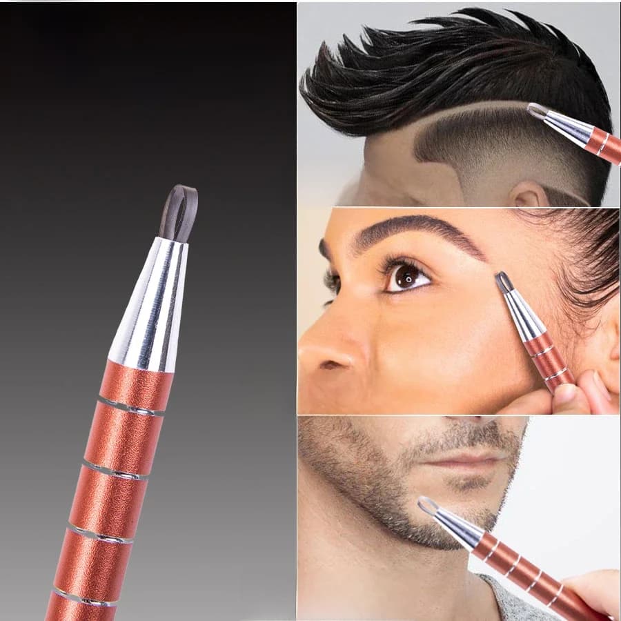 Stylo de sculpture d'art de cheveux, outils de barbier, stylo de gravure de coiffure, Design d'art de cheveux, tatouage, tondeuse à sourcils, moustache, rasage, lame tranchante