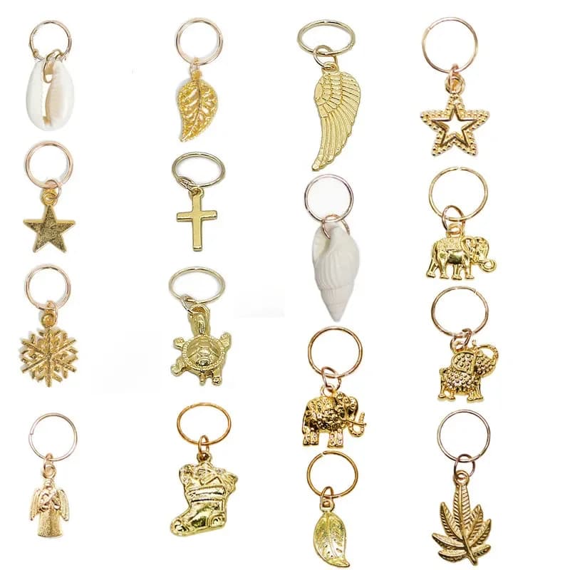Perles de Dreadlock pour tresses de cheveux, 5 à 50 pièces, bijoux Vintage, breloques pour femmes, filles, enfants, épingle à cheveux, accessoires d'outils de tissage