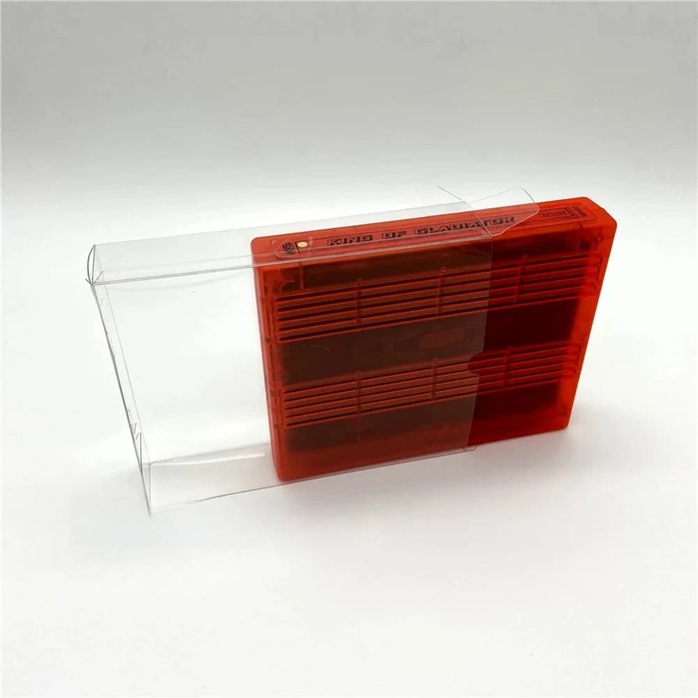 Boîte transparente pour cartouche de jeu SNK MVS, boîte de rangement en PET