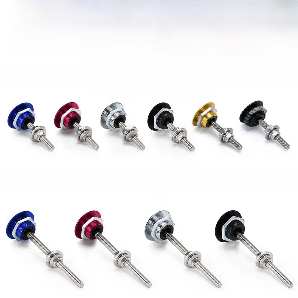 Kit de broches de capot pour BMW | Broches de capot, boutons de pression universels pour BMW ect voiture, goupilles rapides 1.25"