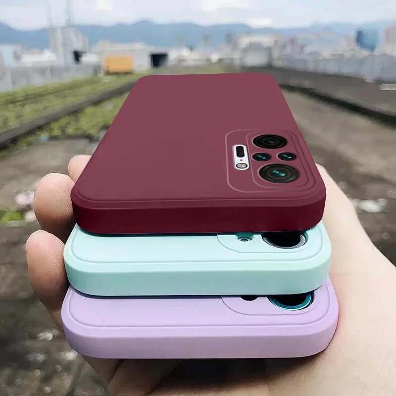 Coque carrée originale en Silicone liquide pour Xiaomi Redmi Note 12 11 10 13 Pro 11S Mi Poco F6 10T 11T Pro, coque arrière de protection souple