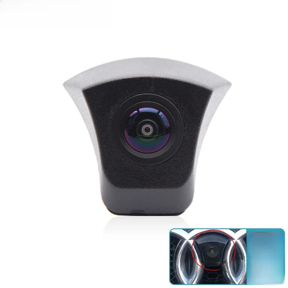 Pour Audi A6 C7 A4 B9 Q3 A5 Q5 A1 A3 A7 TT Q2 Q7 étanche HD CCD Vision nocturne objectif Fisheye voiture Logo AHD 1080P caméra de vue avant