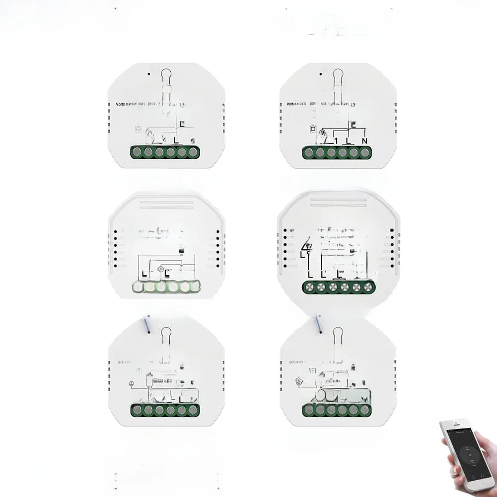 MOES Tuya – Module de commutation WiFi intelligent ZigBee, variateur de rideau, application Smart Life, télécommande, commande vocale Alexa Google Home