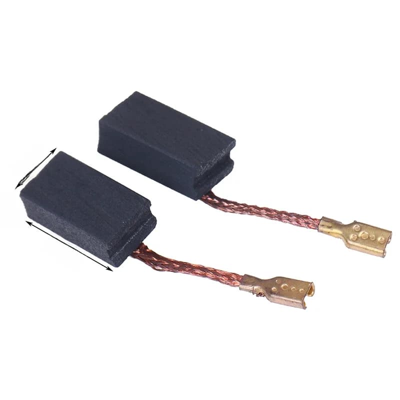 Brosse en carbone pour meuleuse d'angle, pièces de rechange, 6mm x 9mm x 15mm, 2 pièces par lot