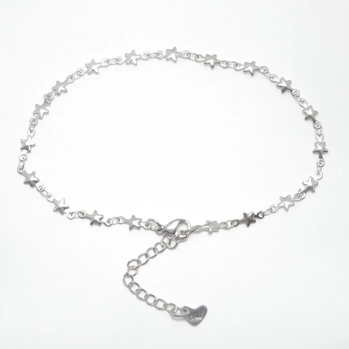 Bracelet de oral ille en Acier Inoxydable 304 pour Femme, 1 Pièce, Pentagramme, Étoile sur la Jambe, Bijoux Cadeaux