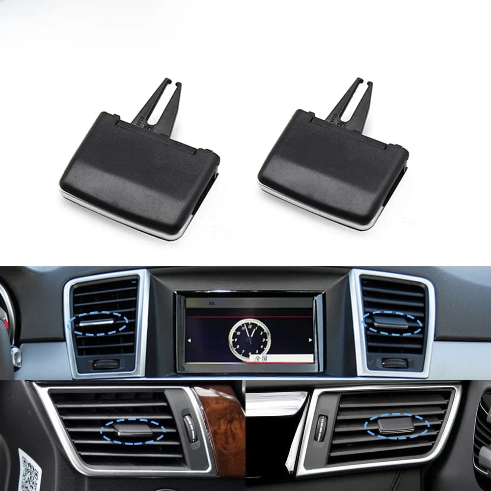 Kit de réparation de clip de curseur de grille de sortie d'aération de climatiseur avant et arrière de voiture, adapté pour Mercedes Benz M, GL, ML, GLE, GLS, W166, W292, 2011-2019