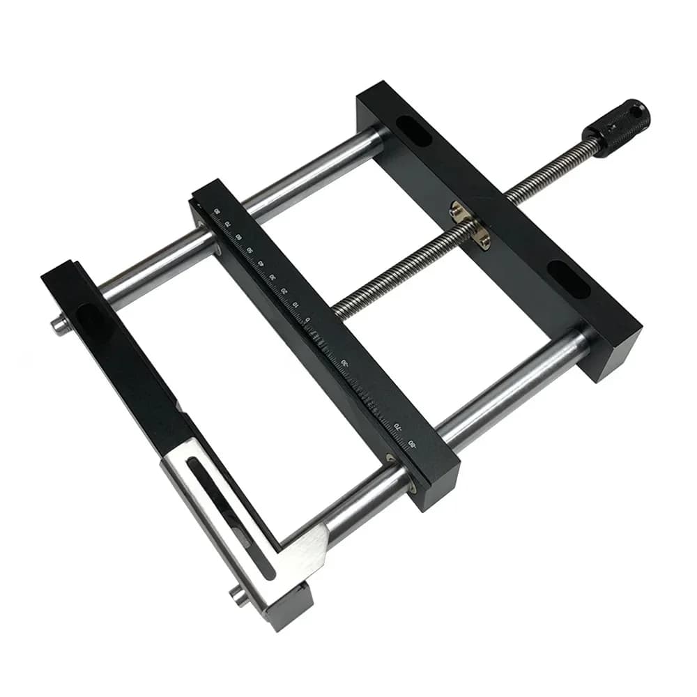 Fixation d'infraction Pince plate, pince plate, étau, vis à mâchoires parallèles, étau uni, bricolage, travail du bois et du métal, Q227, 200x412mm