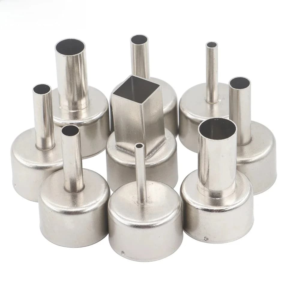 Station de soudage à buse universelle de 22mm, 9 pièces/lot, Stations à Air chaud, buses de pistolet pour 858D/858D +/8586/8858 buses de soudage