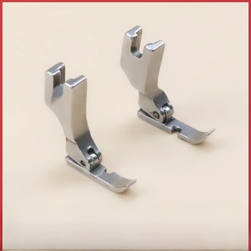 Pied à fermeture éclair P36N P36LN pour Machine à coudre industrielle à 1 aiguille, point noué, JUKI BROTHER, tous les accessoires de couture en acier, pieds d'enregistrement