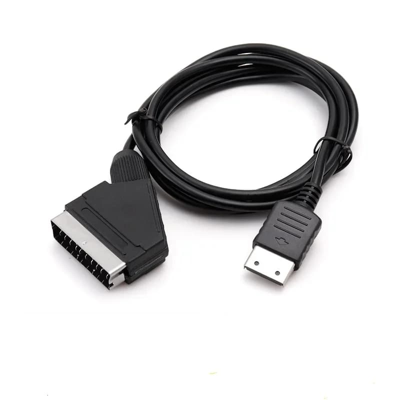 Câble péritel RVB pour Sega Dreamcast, cordon audio, 1.8m, 6 pieds