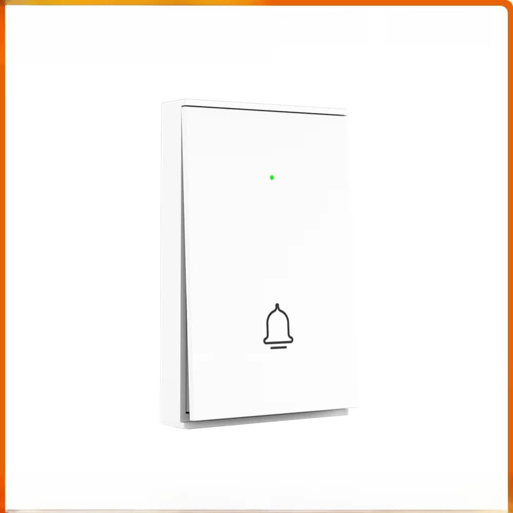 Staniot 433 MHz bienvenue sonnette sans fil intelligente bouton de sonnette de porte intelligente avec batterie pour système d'alarme de sécurité anti-cambriolage à domicile