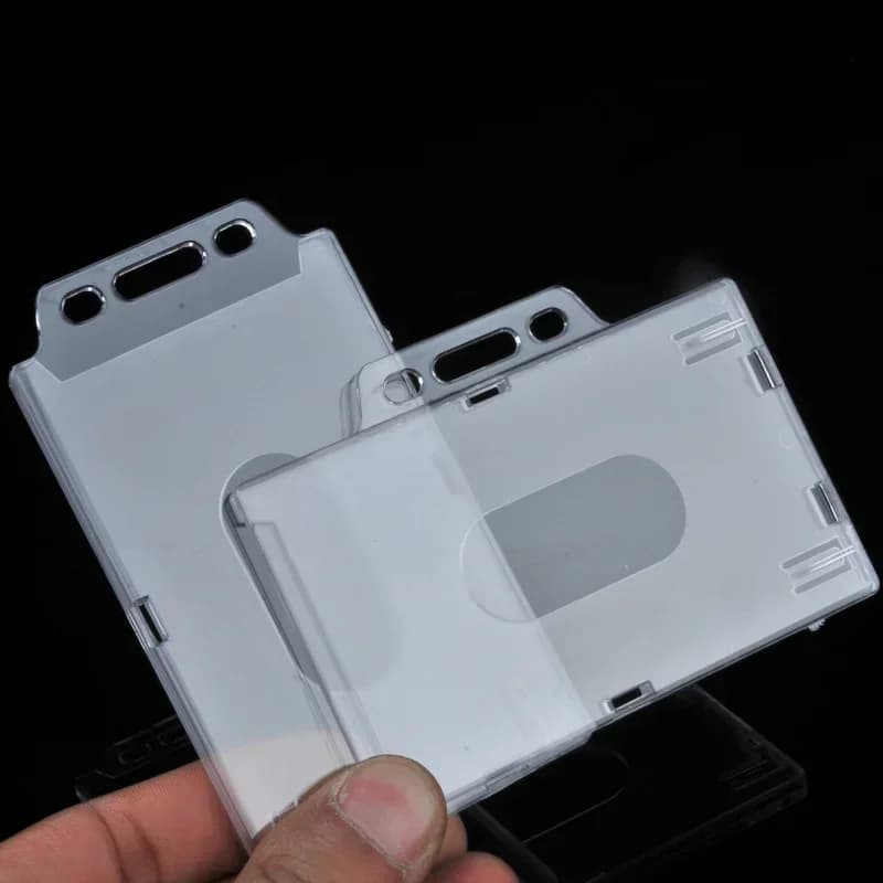 Porte-Badge en plastique pour carte d'identité, 1 pièce, porte-carte d'identité de travail pour le personnel des étudiants, exposition professionnelle, fournitures de bureau, accessoires d'infirmière