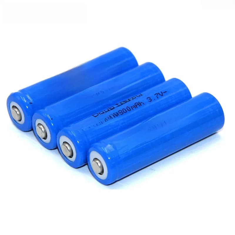 Batterie rechargeable au lithium-ion 14500 800mah 3.7V pour lampe de poche LED, livraison gratuite