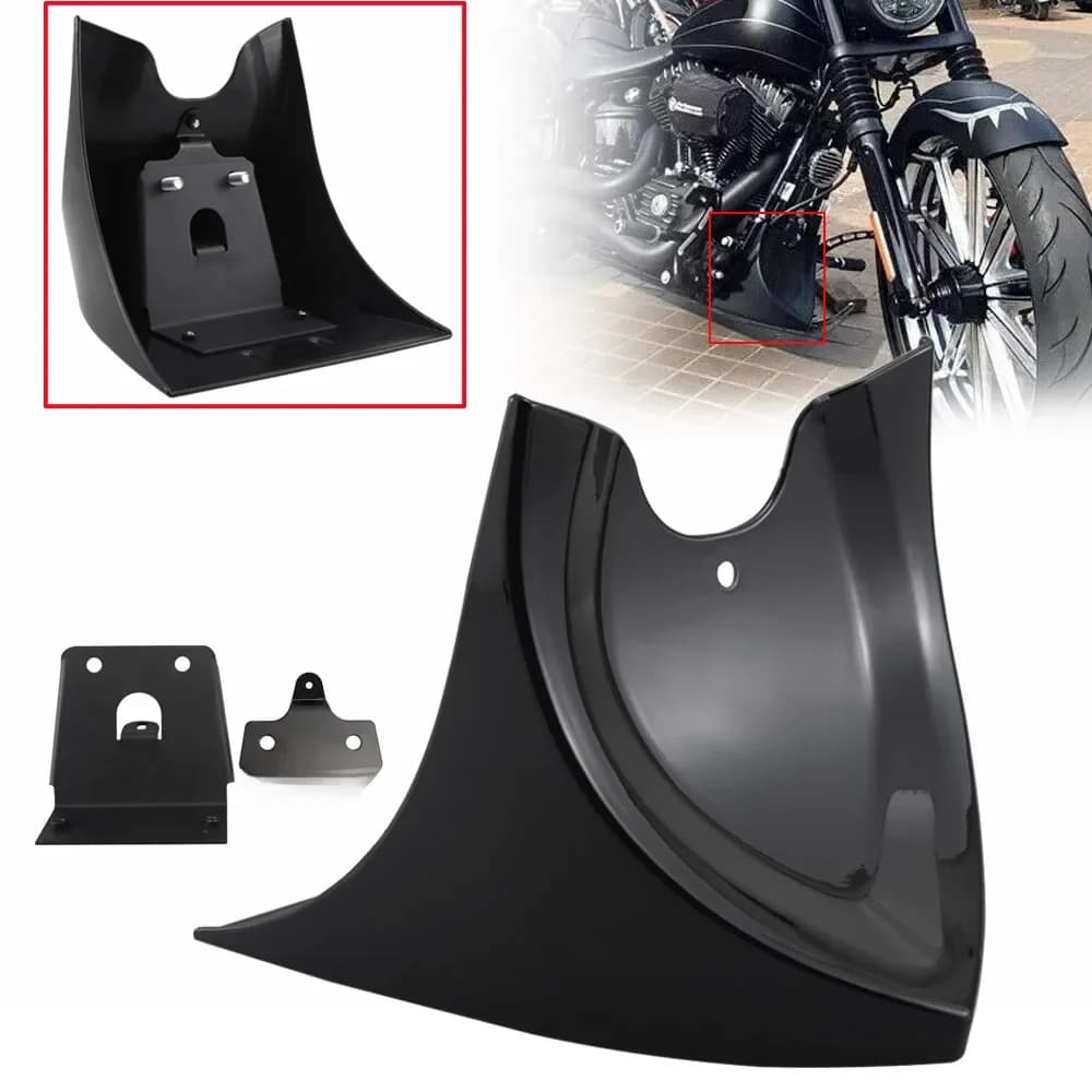 Garde-boue astronomique avant pour moto Harley Sportster Iron 883 1200 XL, carénage de ruisseau fantaisie, noir brillant