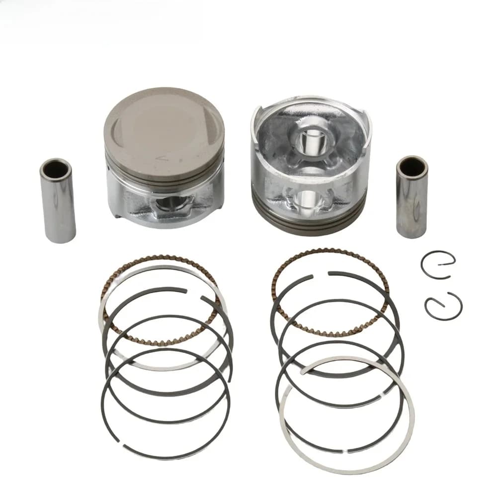 Kit de piston 49mm pour moto Yamaha, 2 jeux, XV250 Virago 1995-2007 V-Star 250 2008-2015 Route 66 1988-1990
