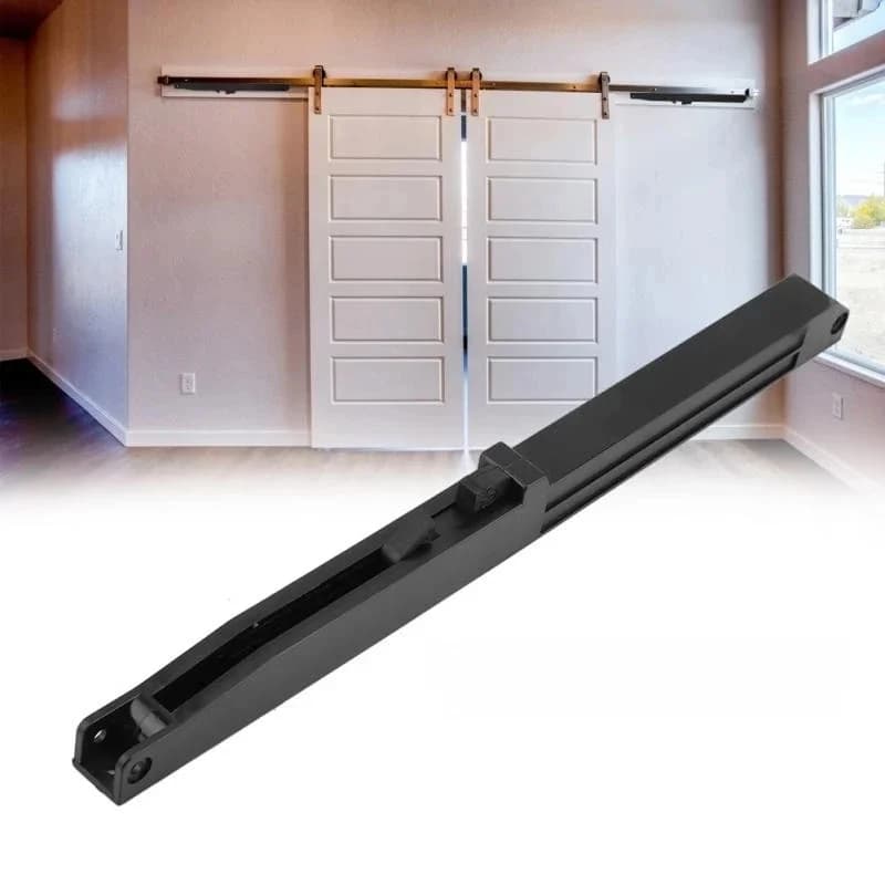 Mécanisme de glissière de porte en bois de grange, amortisseur de glissière, toboggans à fermeture douce, accessoire de guidage de meubles, 1 jeu, offre spéciale
