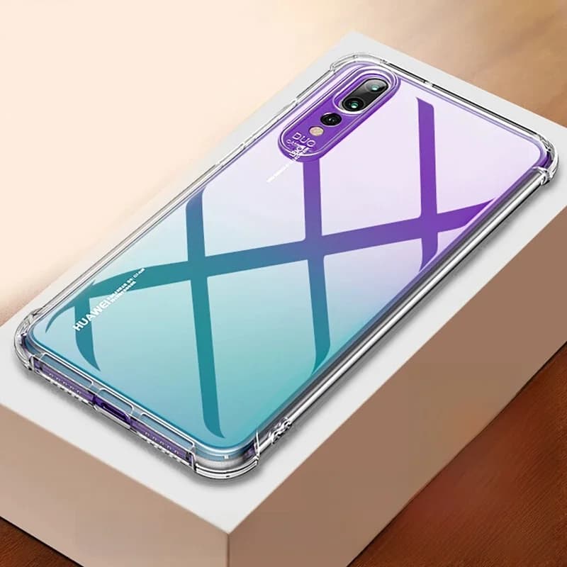 Coque souple de luxe pour Huawei P20 P30 Lite Pro, étui de protection Transparent Mate 20 30 Lite Honor 20 Lite pro, coque arrière en Silicone