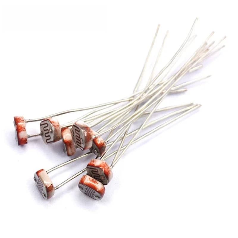 50 PCS/LOT LDR Photo résistance sensible à la lumière photorésistance photoélectrique résistance photosensible GL5528 5537 5506 5516 5539