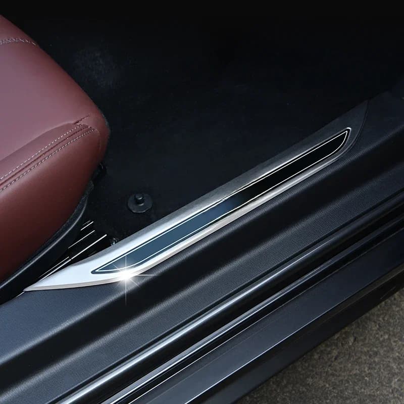 Protection de seuil de porte en acier inoxydable, plaque de protection contre les rayures, garnitures, accessoires de seuil de voiture pour Mazda MX-5 RF ND MX5