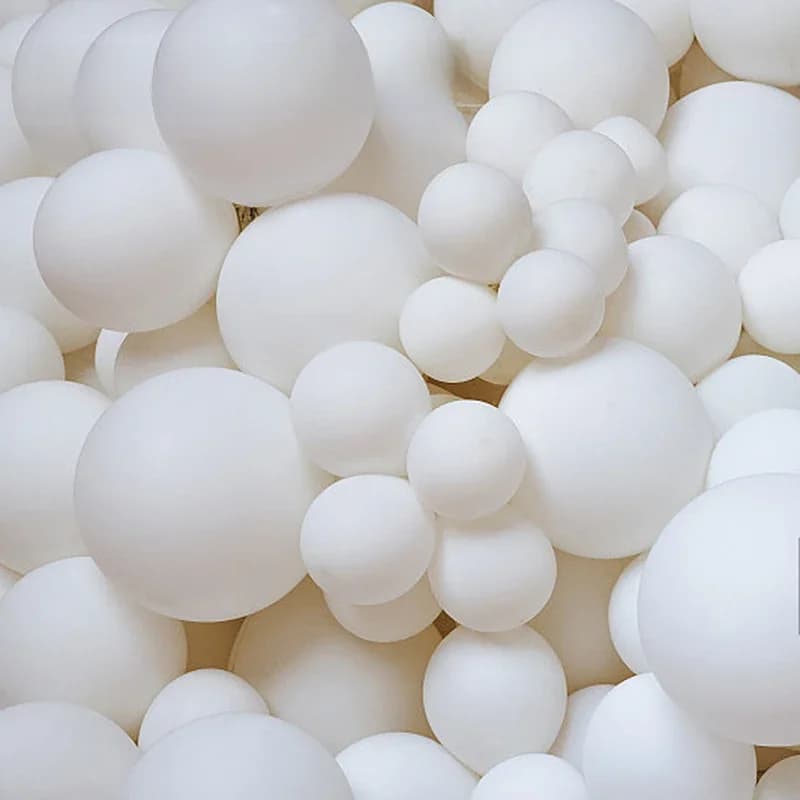 5-36 pouces ballons blancs mariage Latex hélium mat rond ballon à hélium fiançailles fête d'anniversaire bébé douche Globos décoration