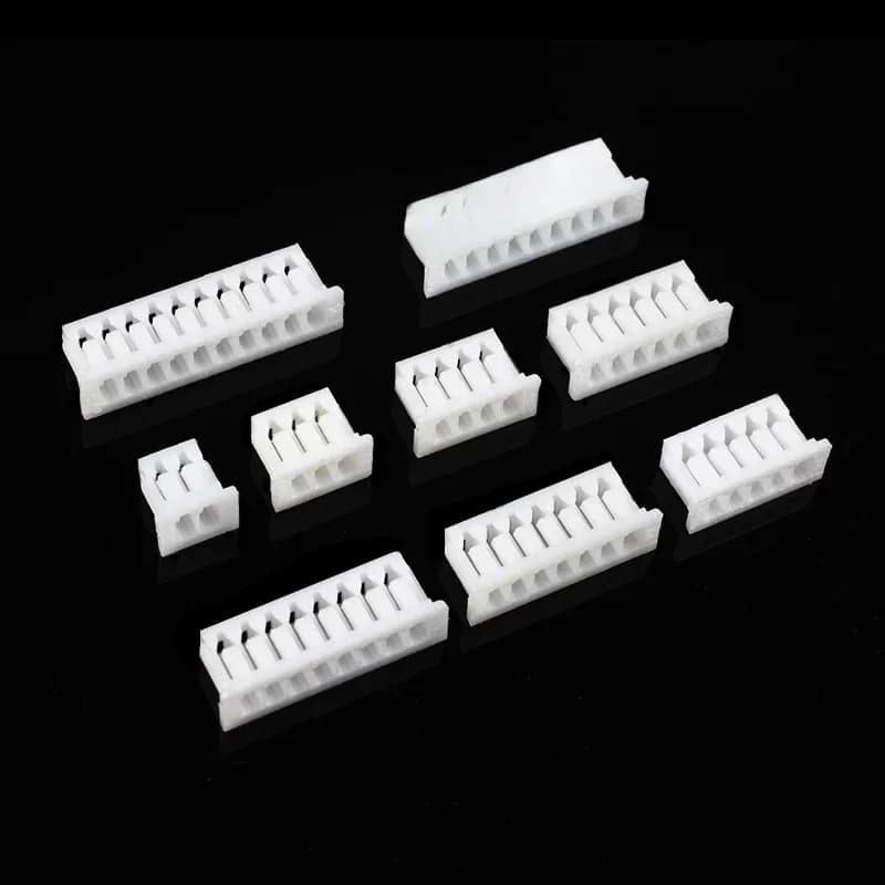 50 pièces/lot JST 1.25mm pas boîtier en plastique connecteurs femelles 2P/3P/4P/5P/6P/7P/8P/9P/10P boîtier 1.25mm connecteur