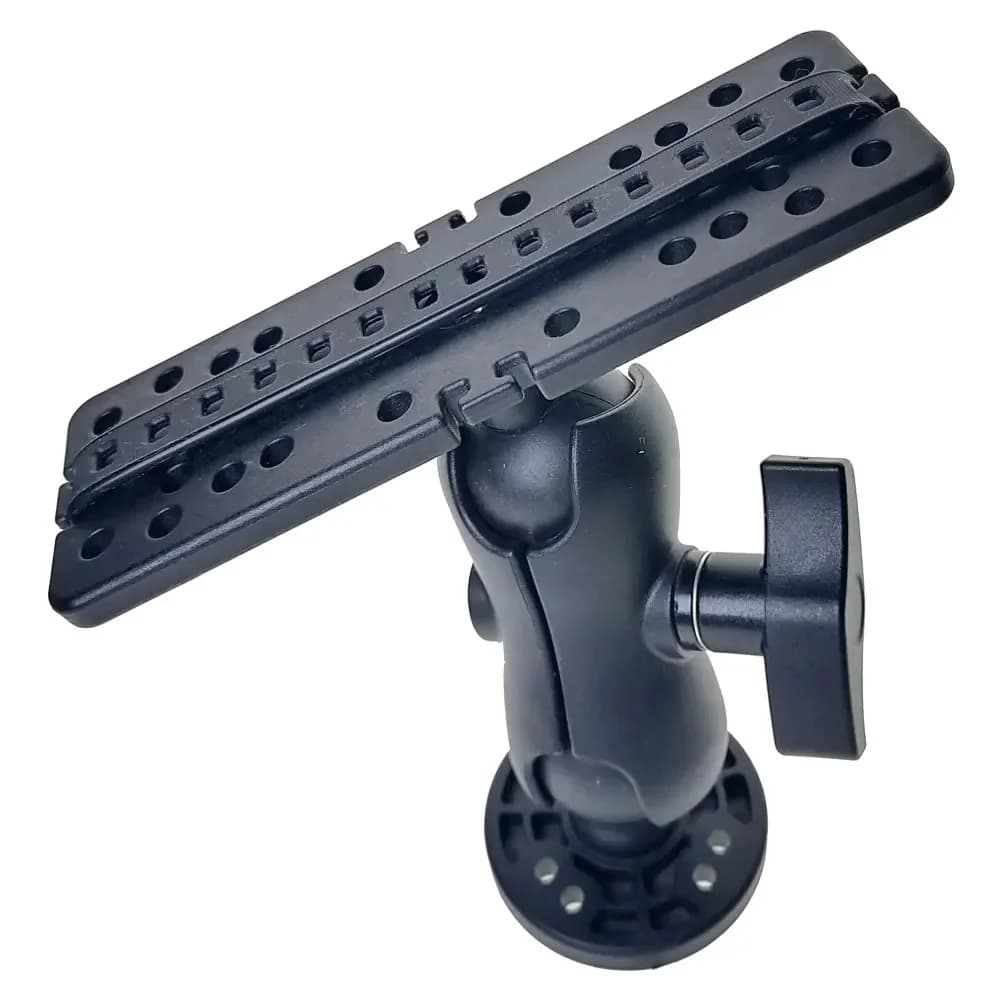 Support rotatif pour sondeur électronique de kayak (1 ou 2 pièces) – Base de fixation pour bateau marin, annexe, canoë, support de plaque GPSMAP pour sondeur