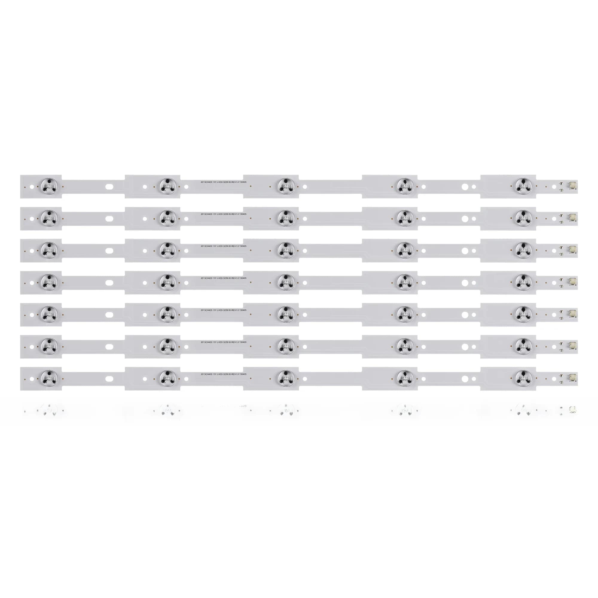 Bande de rétroéclairage LED, LE42C32 LE42C33 2013CH420 13Y LVED 3228 05 REV1.0 130405 1 pièces = 5LED
