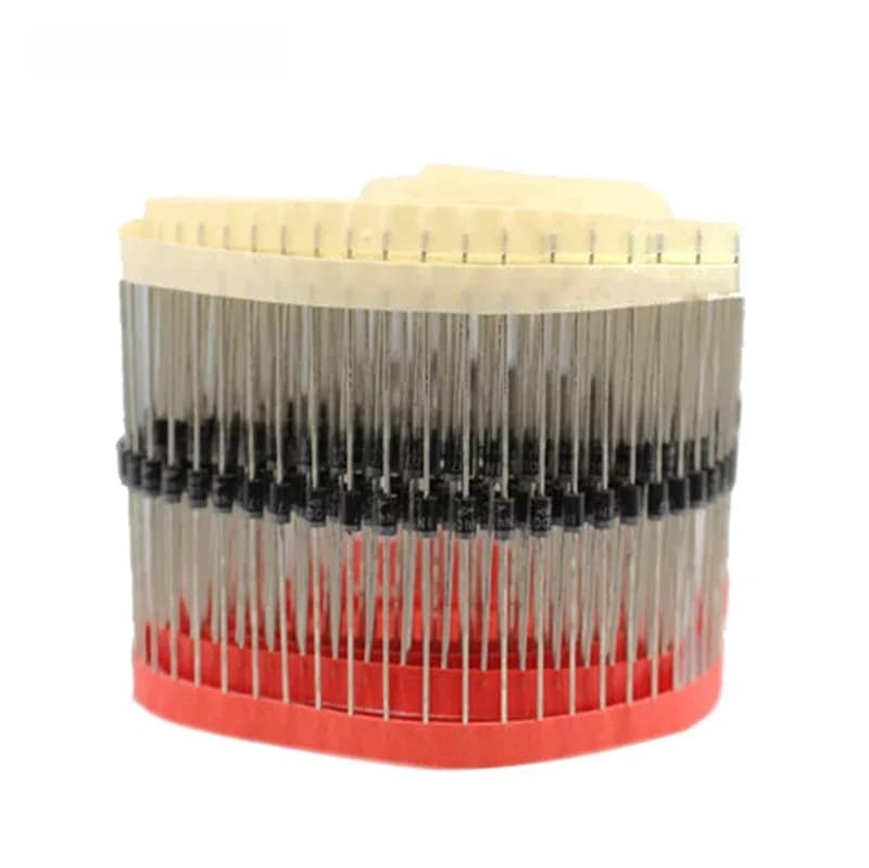Redresseur de diode IN4007, haute qualité, 100 pièces, 1N4007 4007 l'autorisation 1000V DO-41