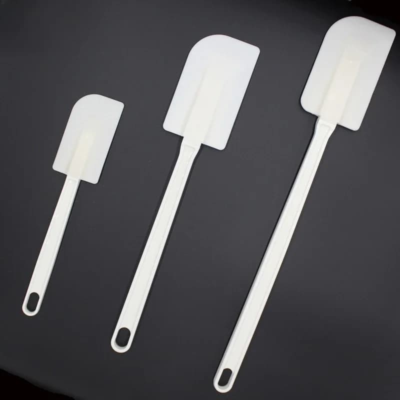 Aixiangru planche à grattoir en Silicone intégral,spatule à gâteau crème couteau en caoutchouc,bâton d'agitation,outils de cuisson grand/moyen/petit