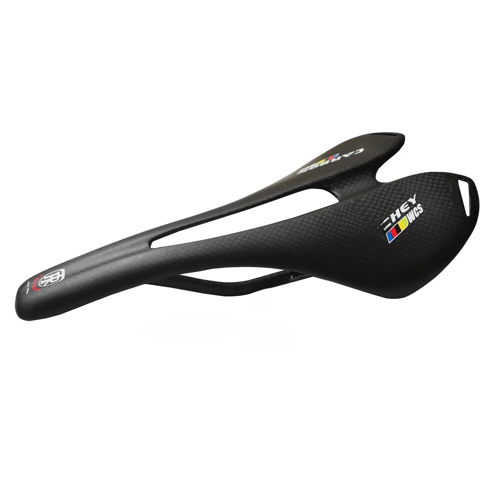 Selle de vélo 3K ultralégère en carbone intégral pour VTT, course et route, pour hommes, sans tapis de selle, pièce de rechange pour vélo