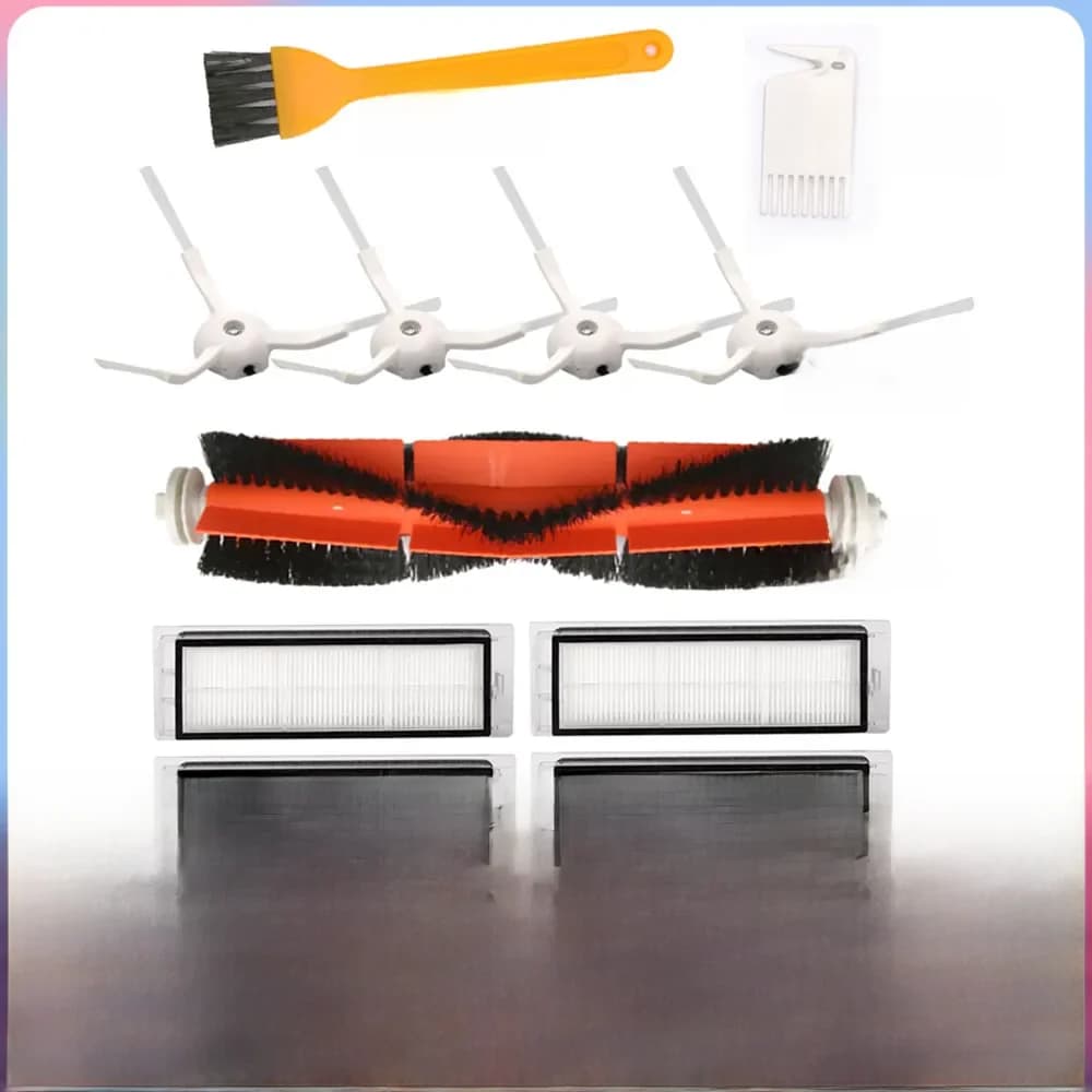 Compatible pour Xiaomi Roborock S5 S6 S60 S50 S55 T6 T4 T61 Mijia S1 Xiaowa E25 E35 aspirateur brosse latérale principale filtre vadrouille