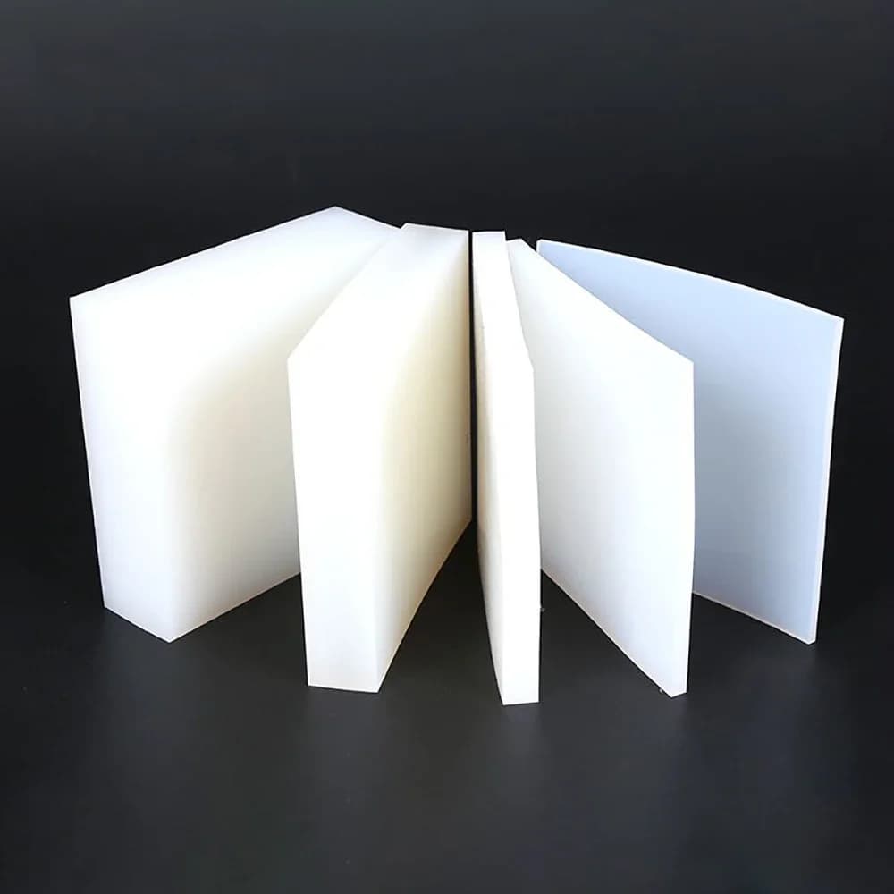 1 pièce, feuille de caoutchouc de silicone blanc, coussin d’amortissement et de protection contre les chocs, dimensions : 100 x 100/150 x 150/200 x 200/20 x 250/300 x 300 mm, épaisseur : 1 à 20 mm.