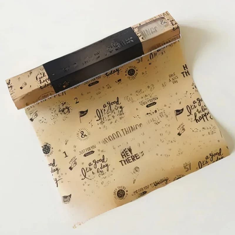 Rouleau de papier parchemin de 2/2.5M pour la cuisson, papier ciré antiadhésif pour la décoration d'emballage alimentaire, feuilles de cuisson de dessin animé