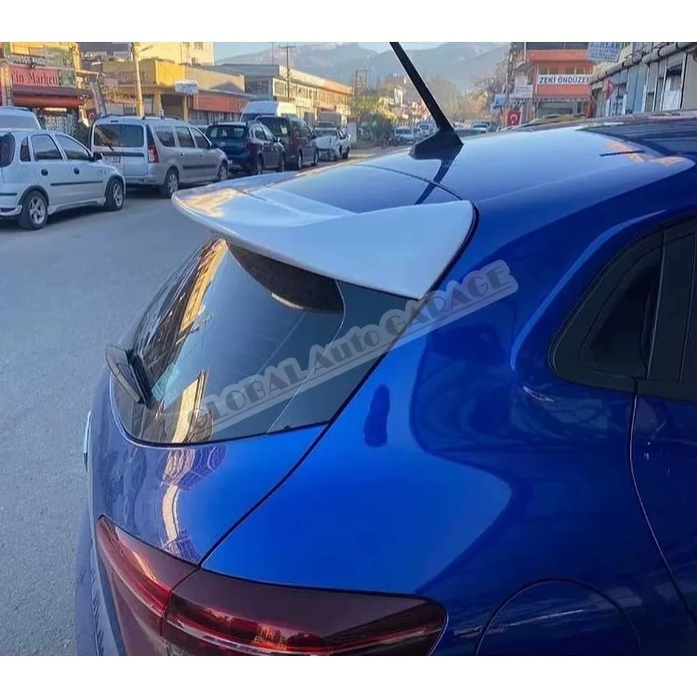Becquet universel pour Renault Clio 5 de 2019 à 2021, accessoire de voiture, aileron d'antenne de voiture, diviseur de style noir