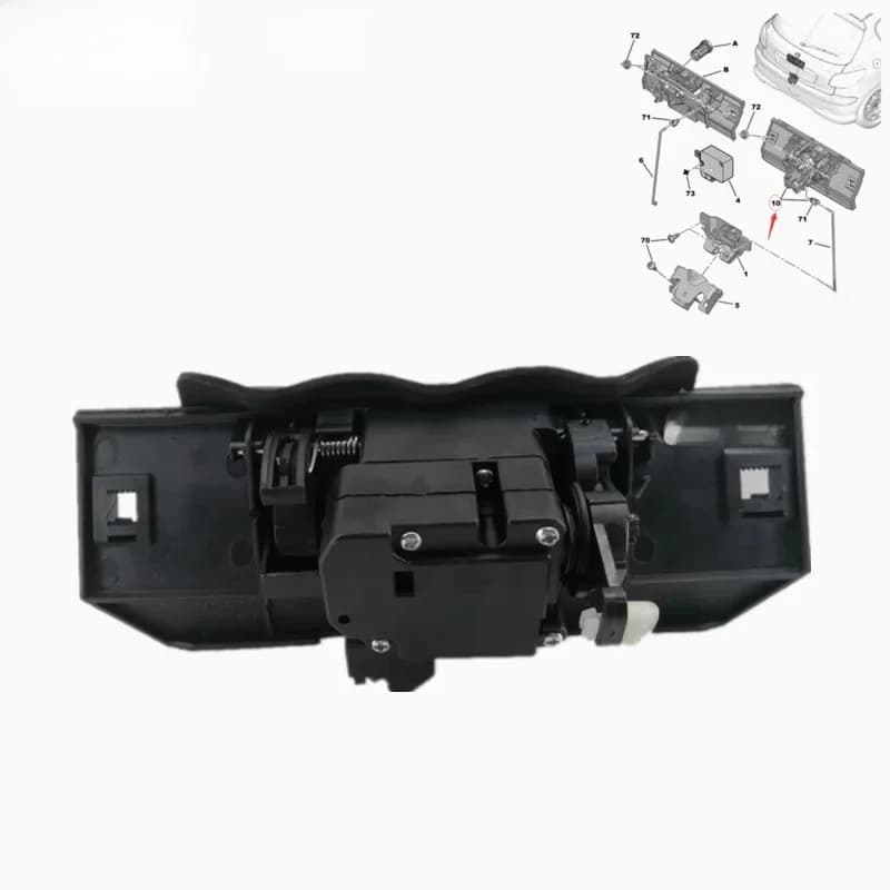 Panneau d'ouverture de porte arrière pour KIT, 8726Q0, 8726Z6, 206, 207