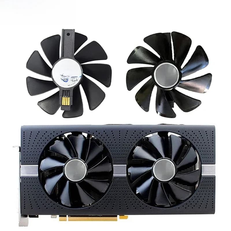 Nouveau 95MM CF1015H12D DC 12V refroidisseur ventilateur CPU remplacer pour Sapphire Radeon NITRO RX470 RX480 RX570 4G RX 580 8Gb carte graphique vidéo
