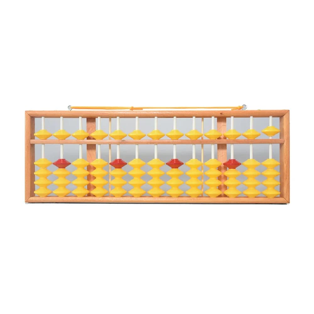 Cintre en bois chinois 58cm, 13 colonnes, grande taille, antidérapant, outil boulier en maths, éducation des enseignants