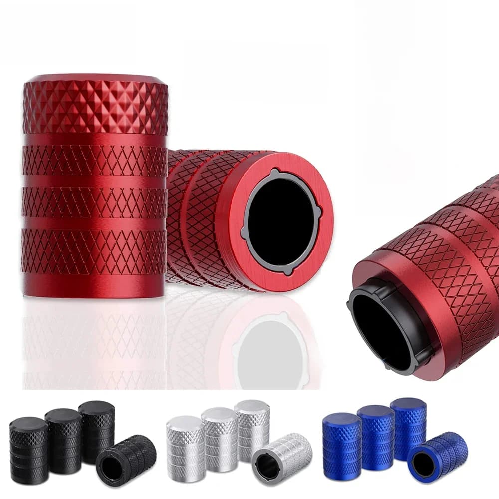 Bouchons de roues en métal avec doublure en plastique, 8 pièces, anti-poussière, anti-Corrosion, anti-fuite, pour voitures et motos