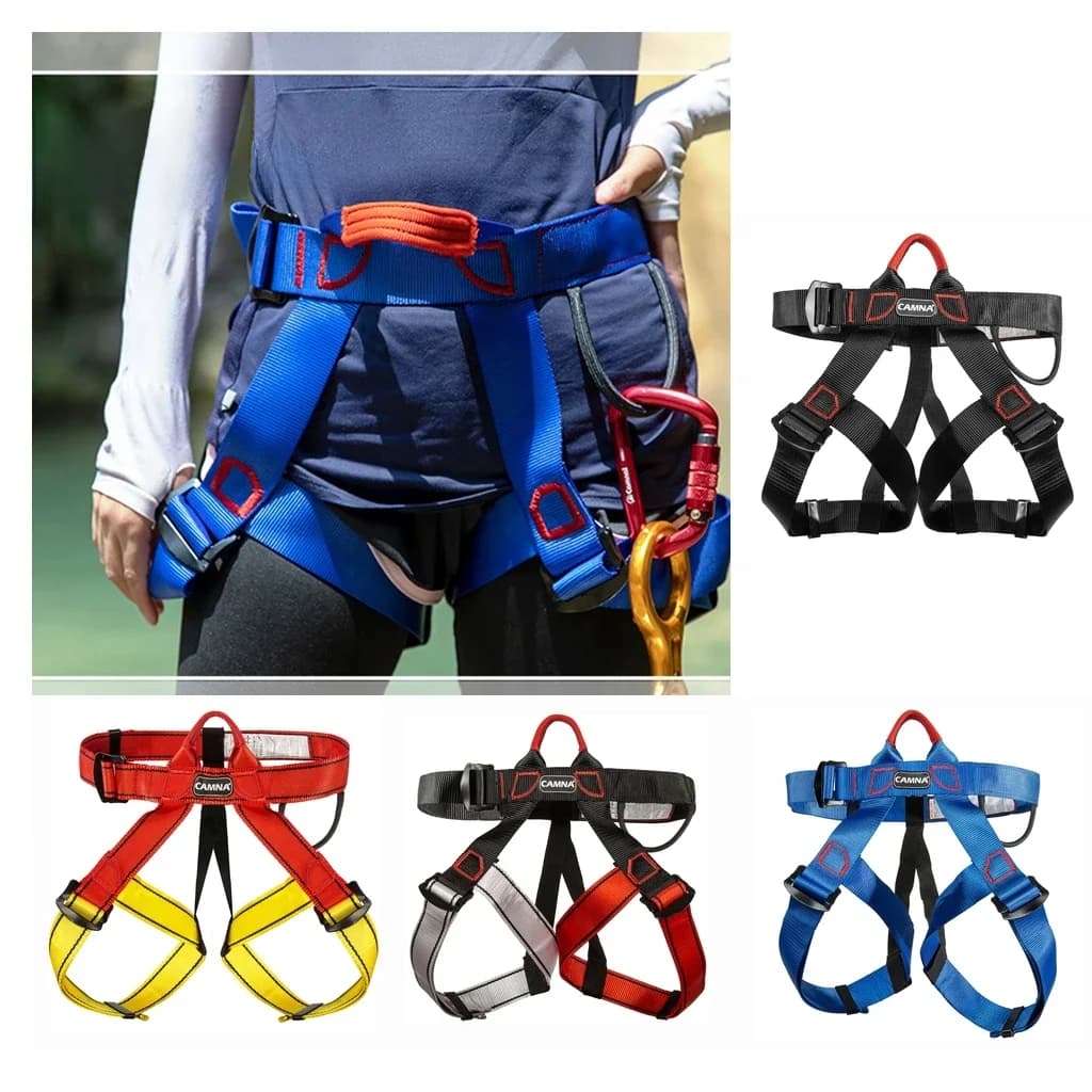 Sangle d'escalade demi-corps SFP, sécurité à la taille pour l'alpinisme, l'escalade, le rappel, l'escalade d'arbre