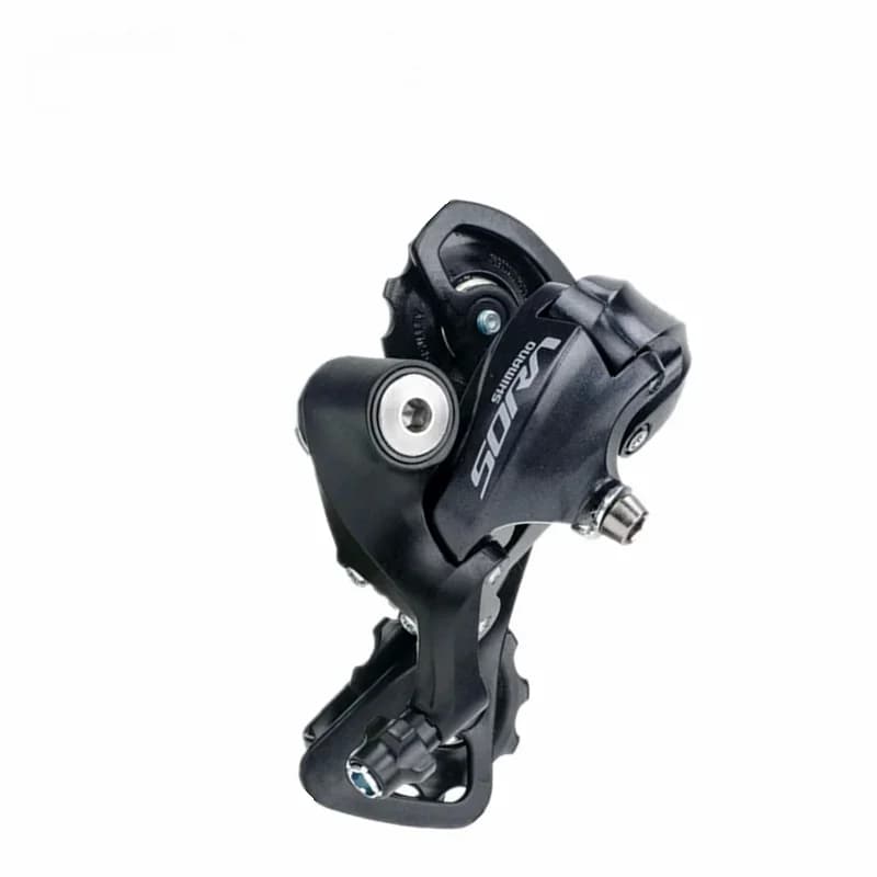 Shimano SORA-Dérailleur arrière SS court à 9 vitesses pour vélo de route, compatible avec une large gamme, abordable, R3000