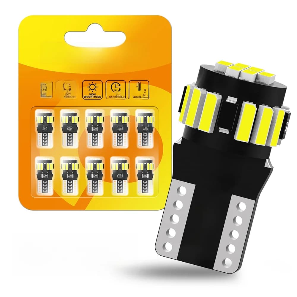 10x W5W T10 lumière LED Canbus 194 ampoule LED lampe de signalisation de Position de stationnement pour Mercedes Benz W203 W211 W204 W210 W124 W212 W202 W205
