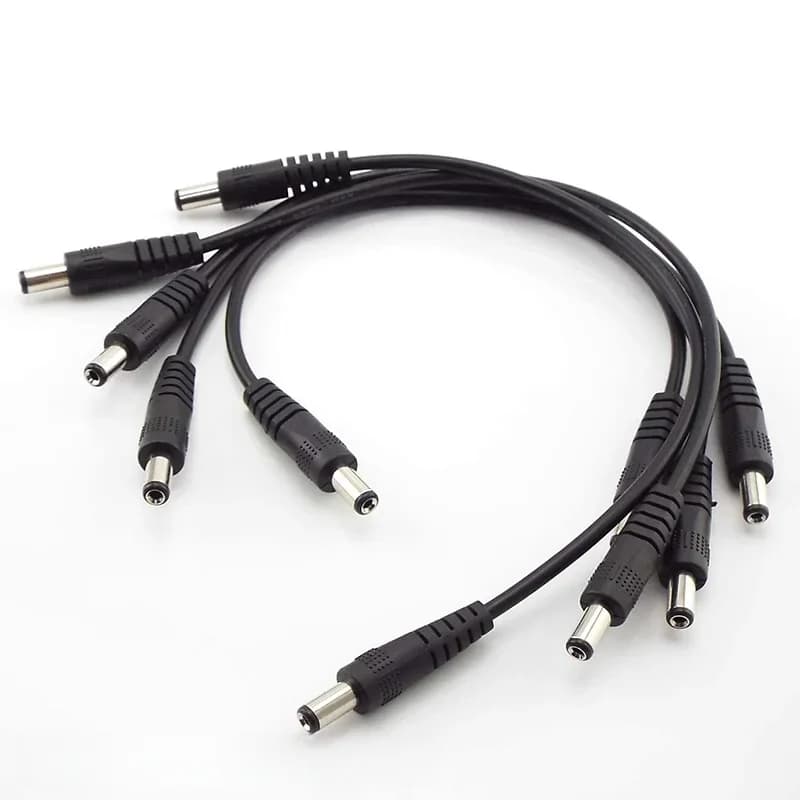5.5x2.1mm DC 12V 3A mâle à mâle alimentation bricolage cordon rallonge CCTV caméra adaptateur connecteur cordons d'alimentation 0.5M 1M 2M