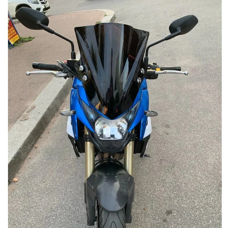 Pare-brise pour Suzuki SV650 SV 650 Gixxer 250 Gladius 650 SFV650 400 SFV400, support de pare-brise, support de guidon 7/8 "ou 1"