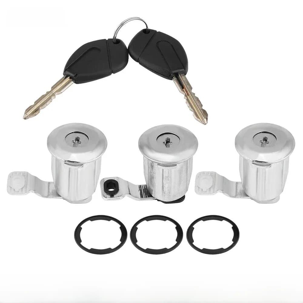 Jeu de cylindres de serrure de porte à baril 9170G3 252522, avec 2 clés, pour Peugeot et citroën Partner Berlingo Xsara Picasso 2001 – 2004 96244156