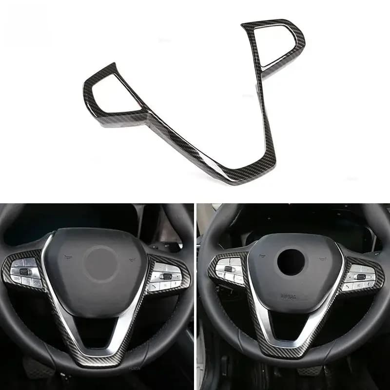 Couverture de cadre de volant ABS pour BMW Série 3 5 6 7 G20 G30 GT G11 G12 X3 G01 X5 G05 X7 G07 2020