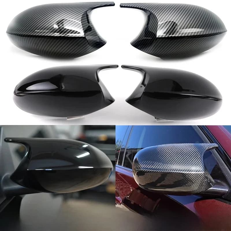 Couvercle de rétroviseur latéral noir de haute qualité, pour BMW série 1 3 E81 E82 E87 E88 E90 E91 E92 E93 2005 – 2009